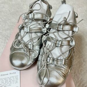 Simone Rocha | Shoes | Simone Rocha Sporty Laceup Ballerina Flats ...